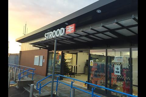 Southeastern opened a station building at Strood on December 11.